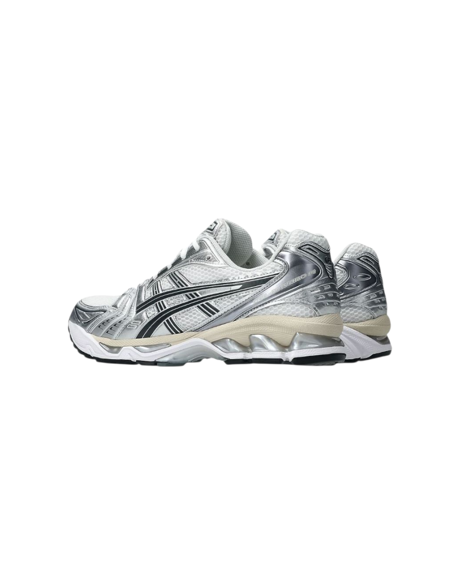 Authentic Asics Gel Kayano 14 White Graphite Grey Trainers