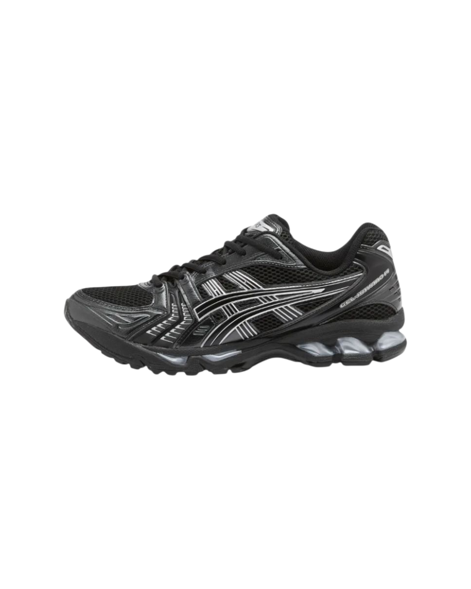 Authentic Asics Gel Kayano 14 Black Pure Silver Trainers