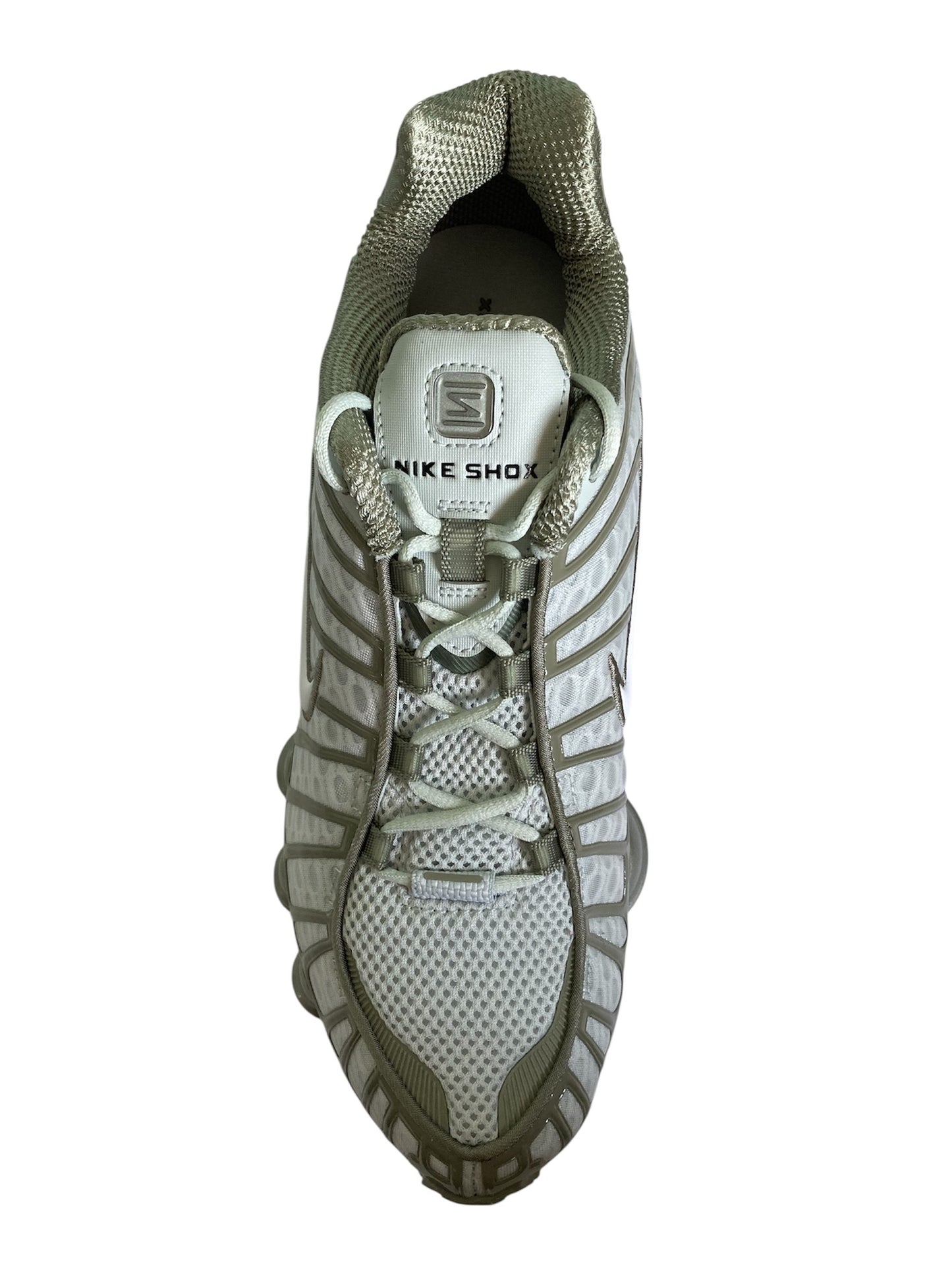 Authentic Nike Shox TL Silver/White Light Army Trainers