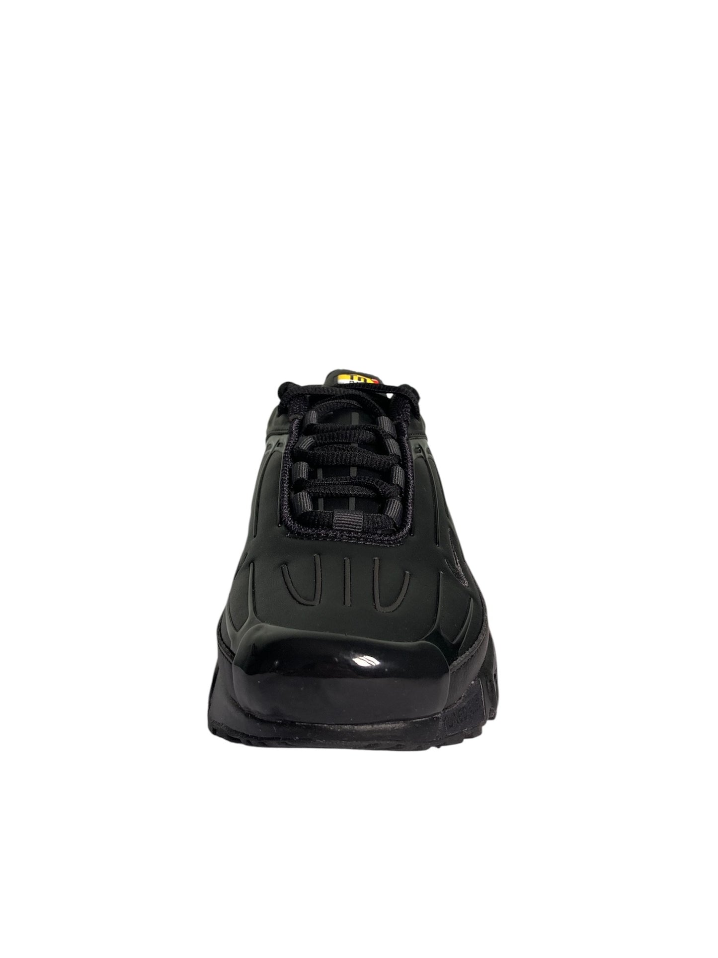 Authentic Nike Air Max Plus 3 Leather Triple Black Trainers
