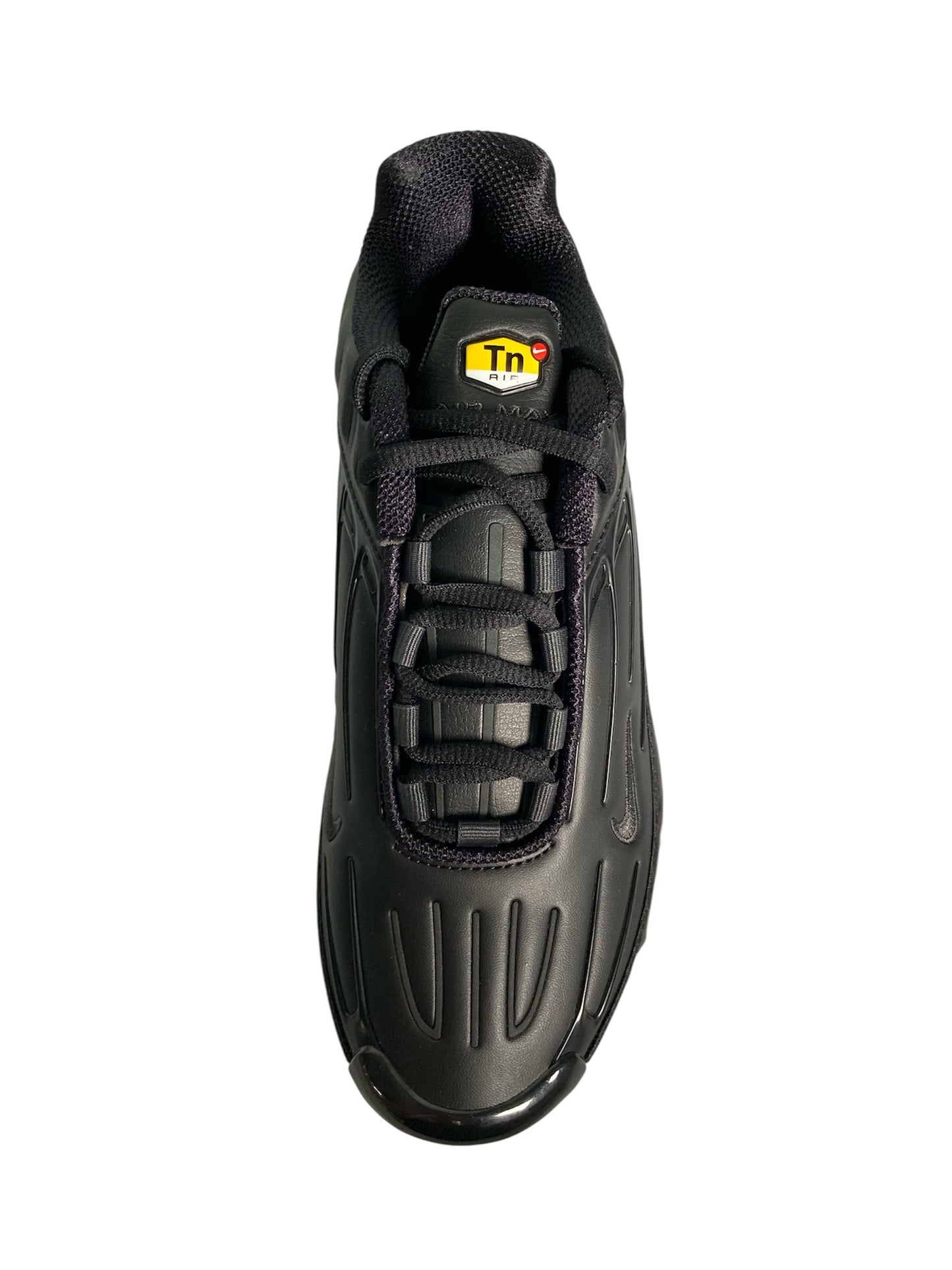 Authentic Nike Air Max Plus 3 Leather Triple Black Trainers